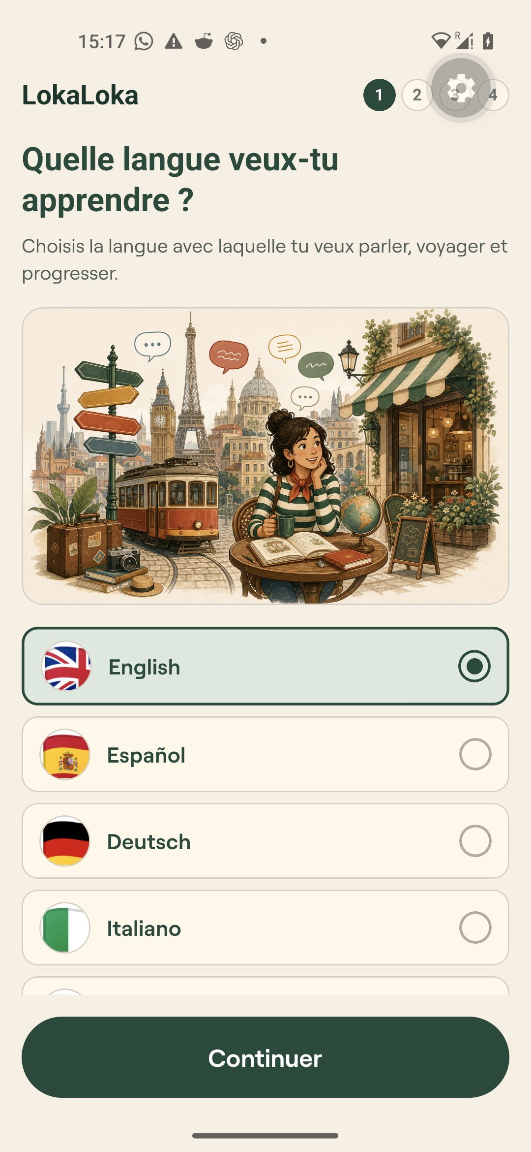 lokaloka language filter target after french