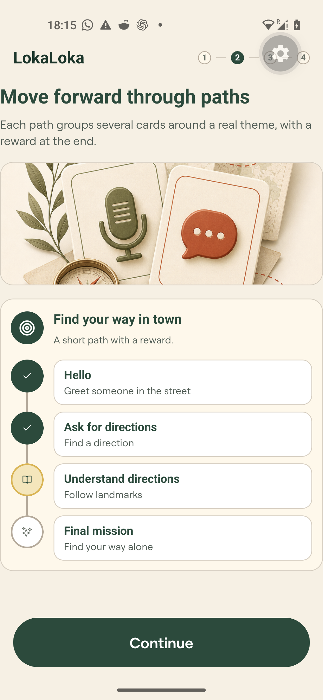 lokaloka onboarding routes audit