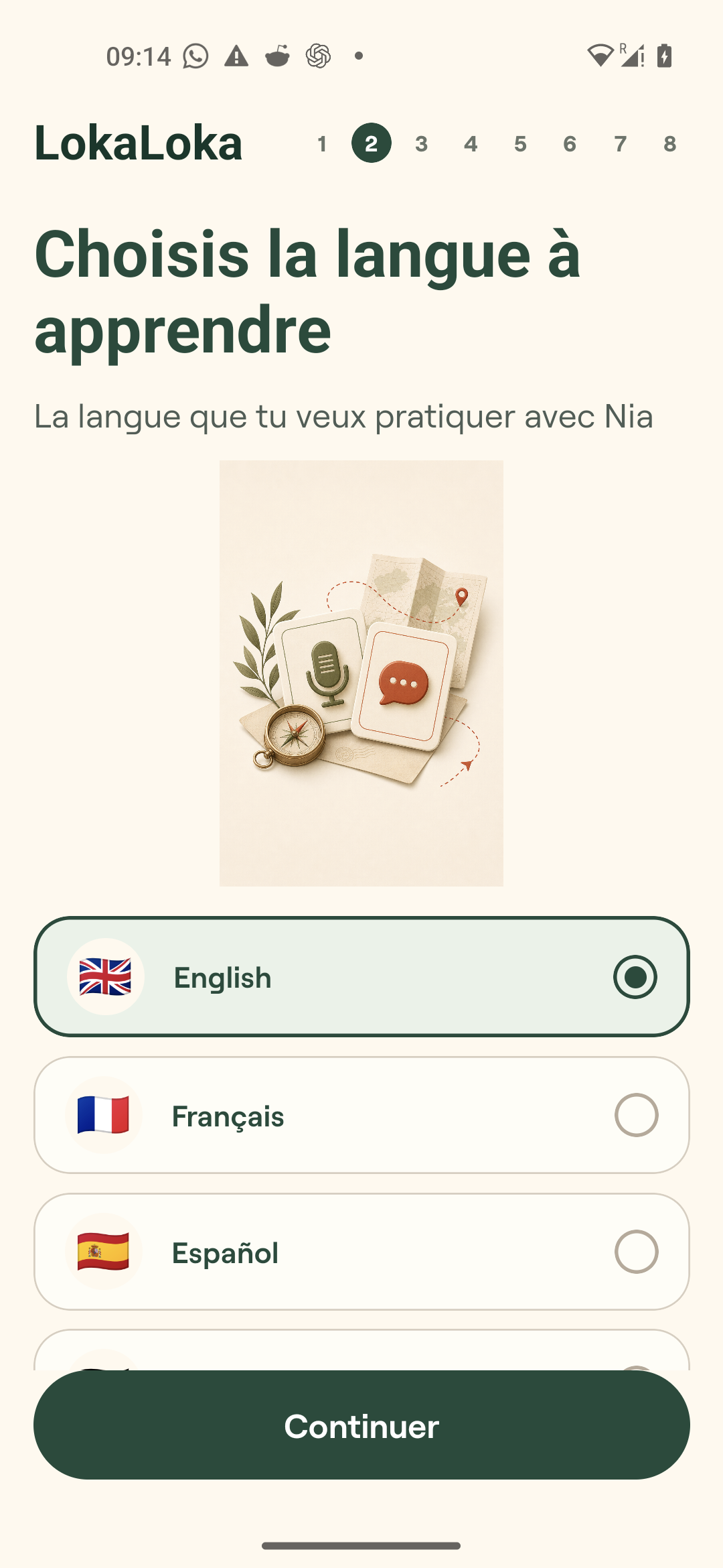 lokaloka onboarding step2