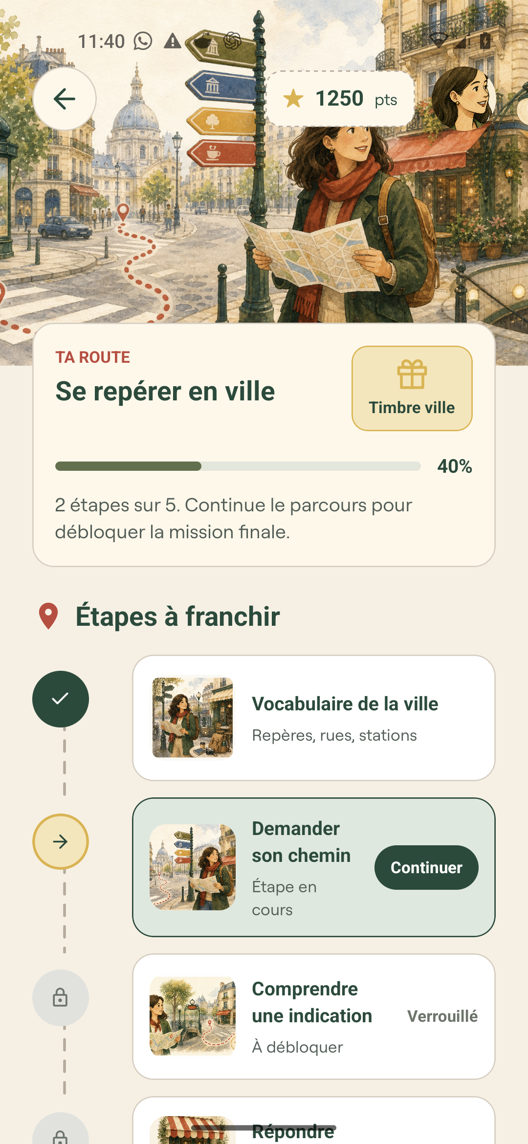 lokaloka parcours before continue real